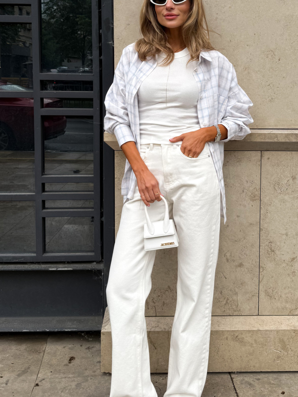 ДЖИНСИ WIDE LEG МОЛОЧНИЙ WL 541.
