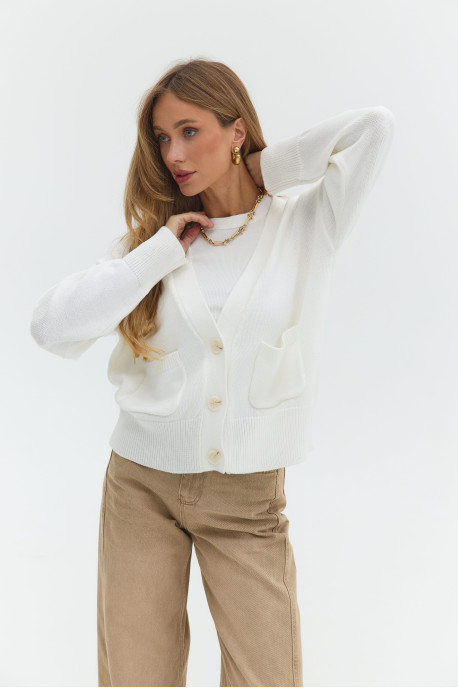 ДЖИНСИ WIDE LEG БЕЖЕВИЙ З ШВОМ WL 573
