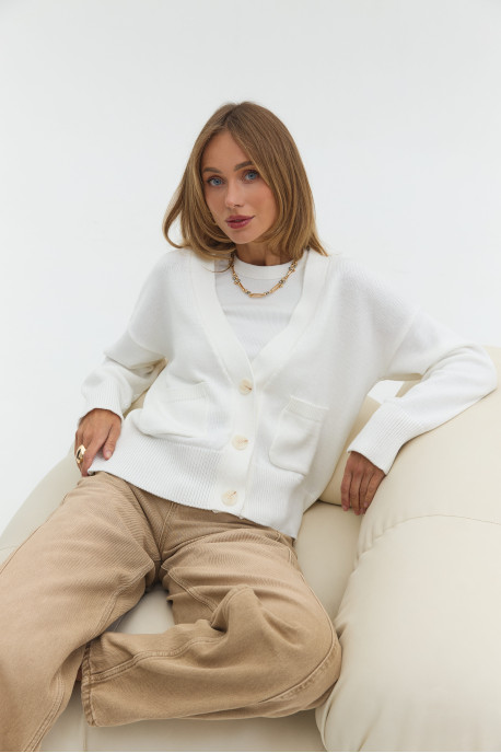 ДЖИНСИ WIDE LEG БЕЖЕВИЙ З ШВОМ WL 573