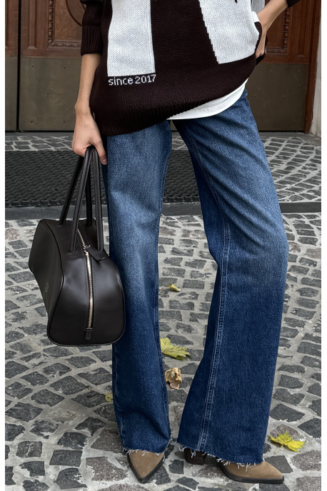 ДЖИНСИ WIDE LEG СИНІЙ WL 584