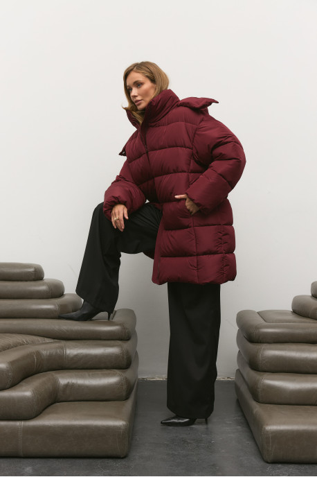 Пуховик подовжений OW020