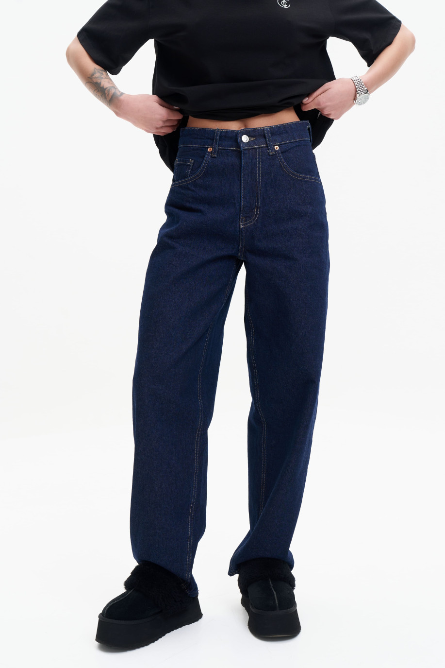 ДЖИНСИ BAGGY СИНІЙ BG 301