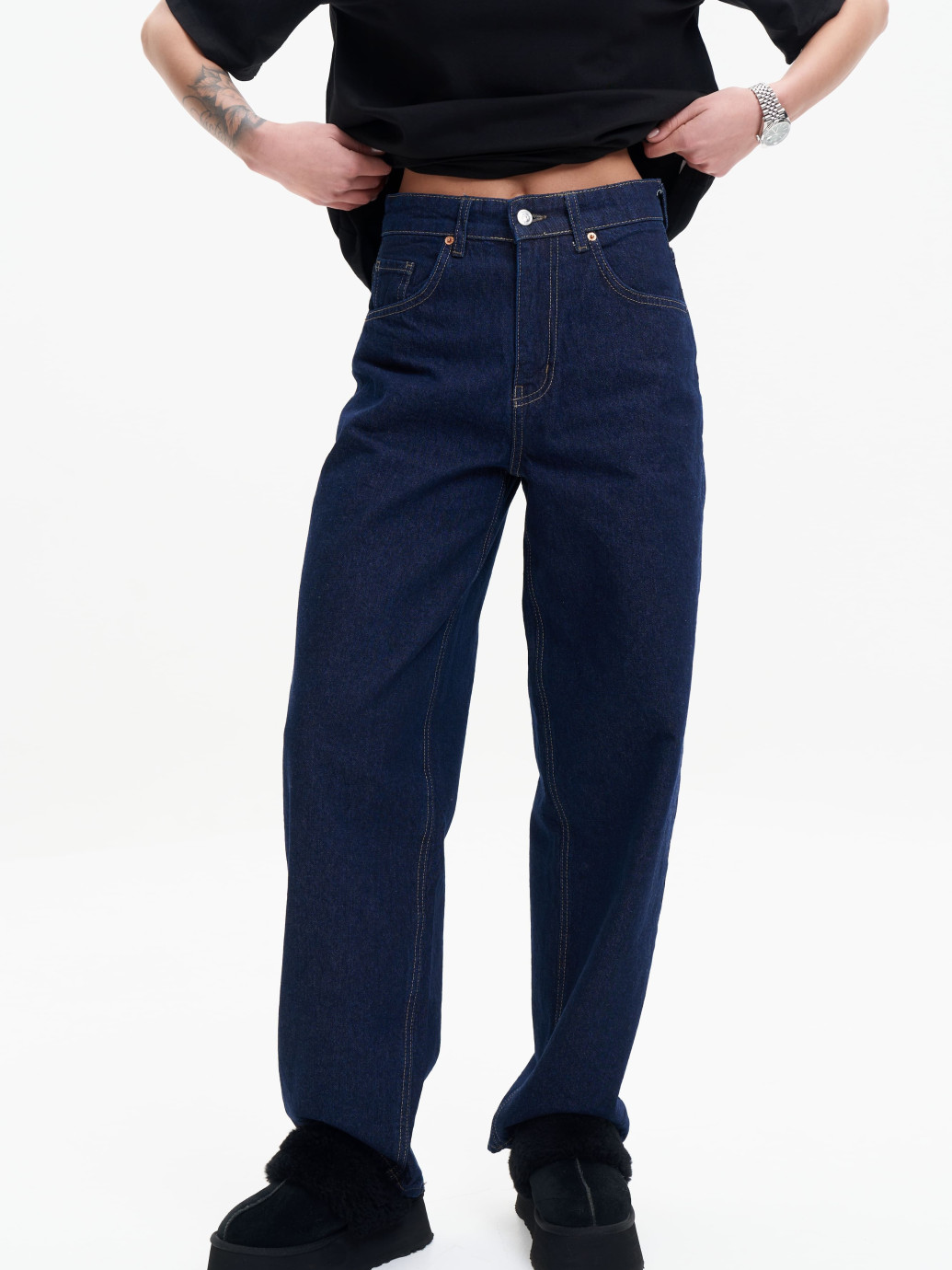 ДЖИНСИ BAGGY СИНІЙ BG 301