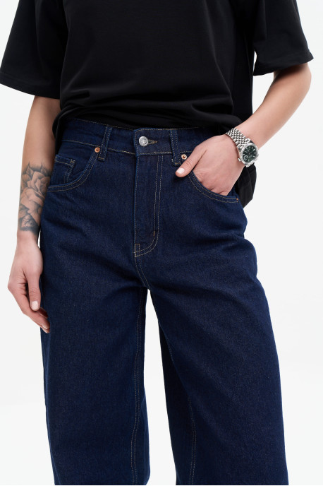 ДЖИНСИ BAGGY СИНІЙ BG 301