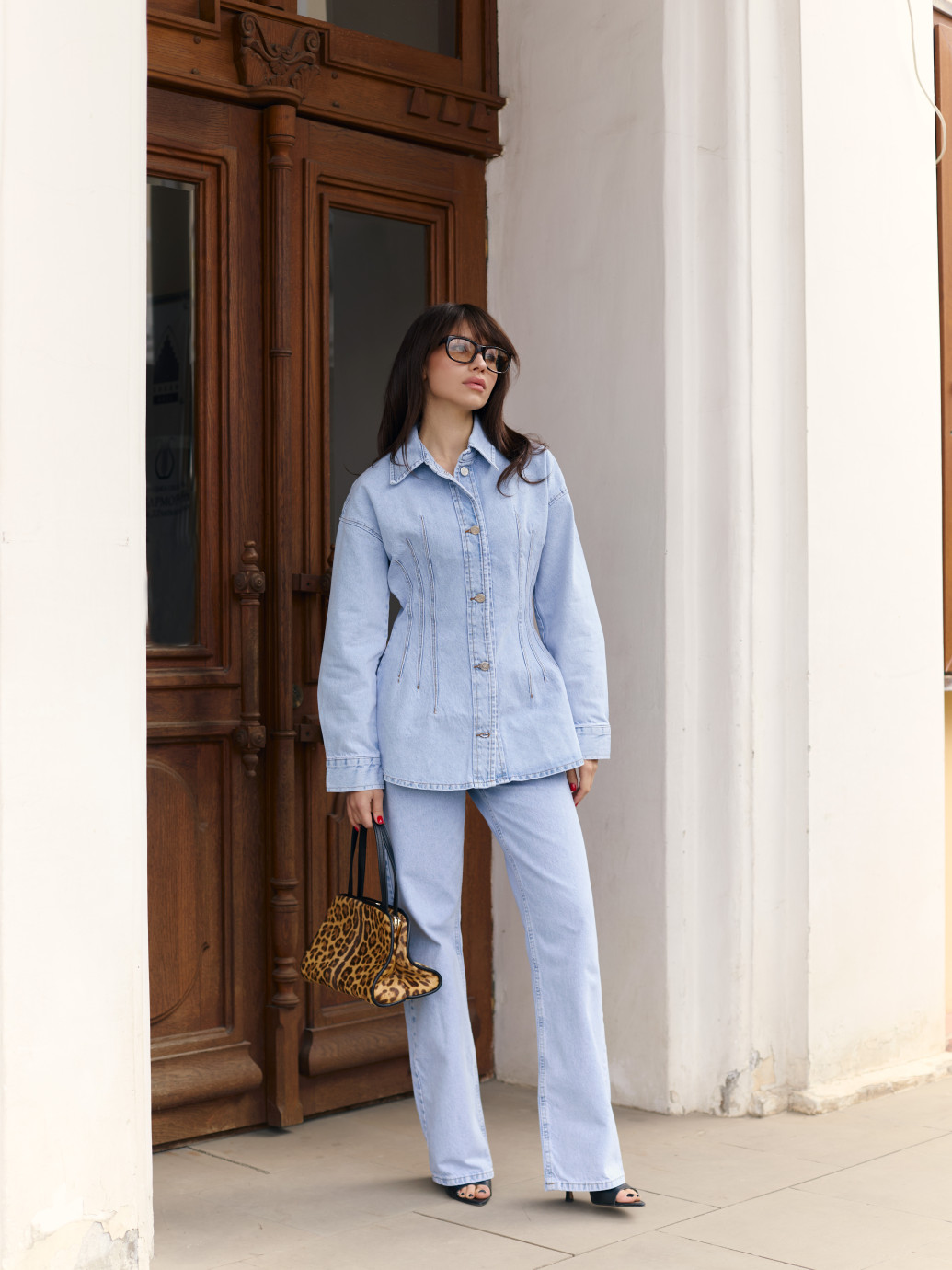 ДЖИНСИ WIDE LEG БЛАКИТНИЙ WL 612