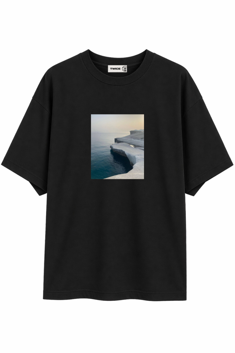 Футболка оверсайз з принтом “Sea Mood”