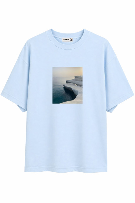 Футболка оверсайз з принтом “Sea Mood”