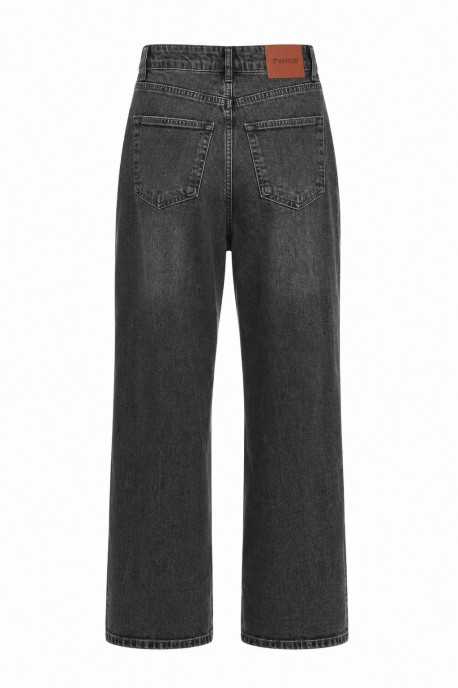 ДЖИНСИ WIDE LEG СІРІ WL599