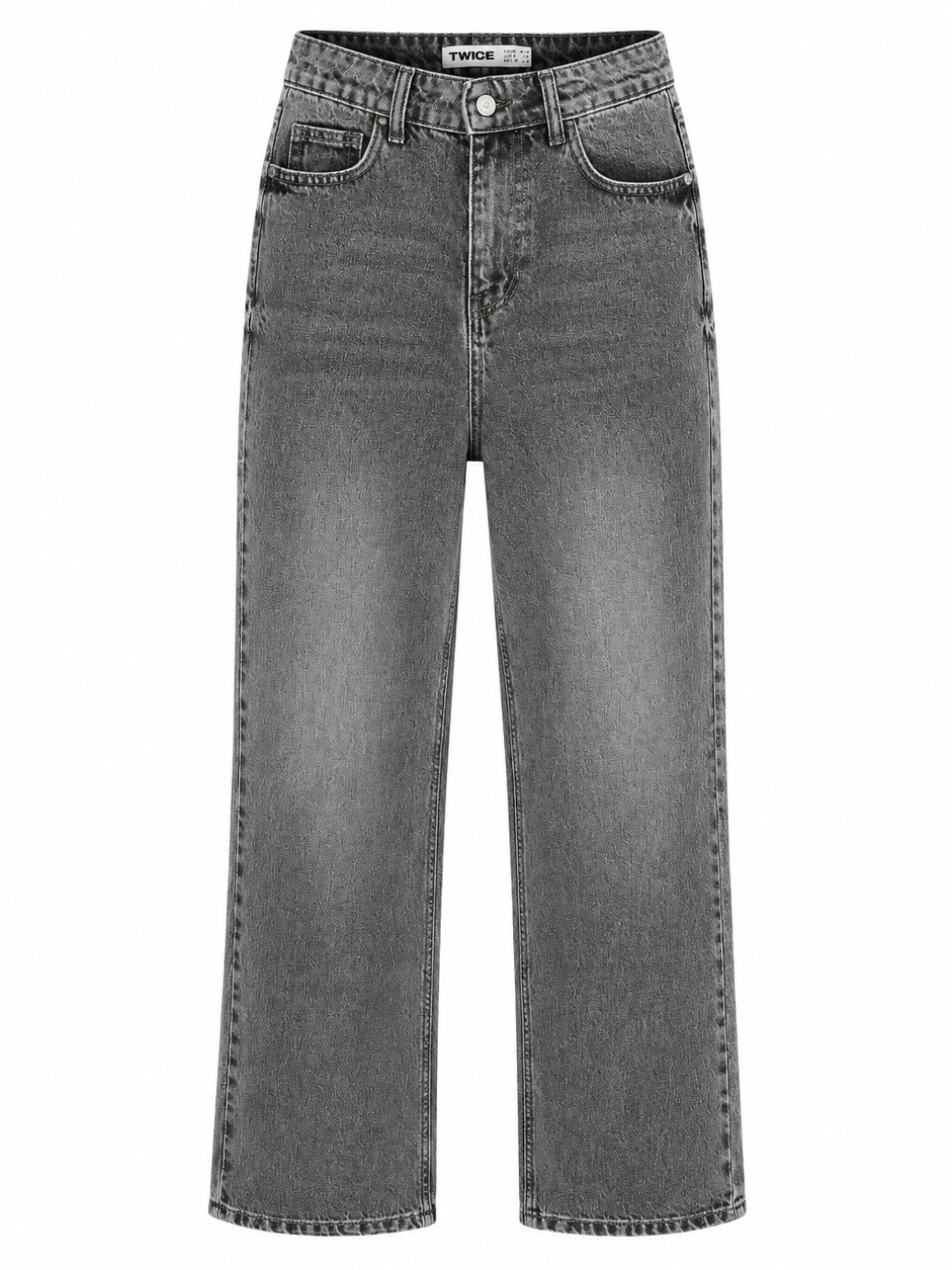 ДЖИНСИ WIDE LEG СІРИЙ WL603