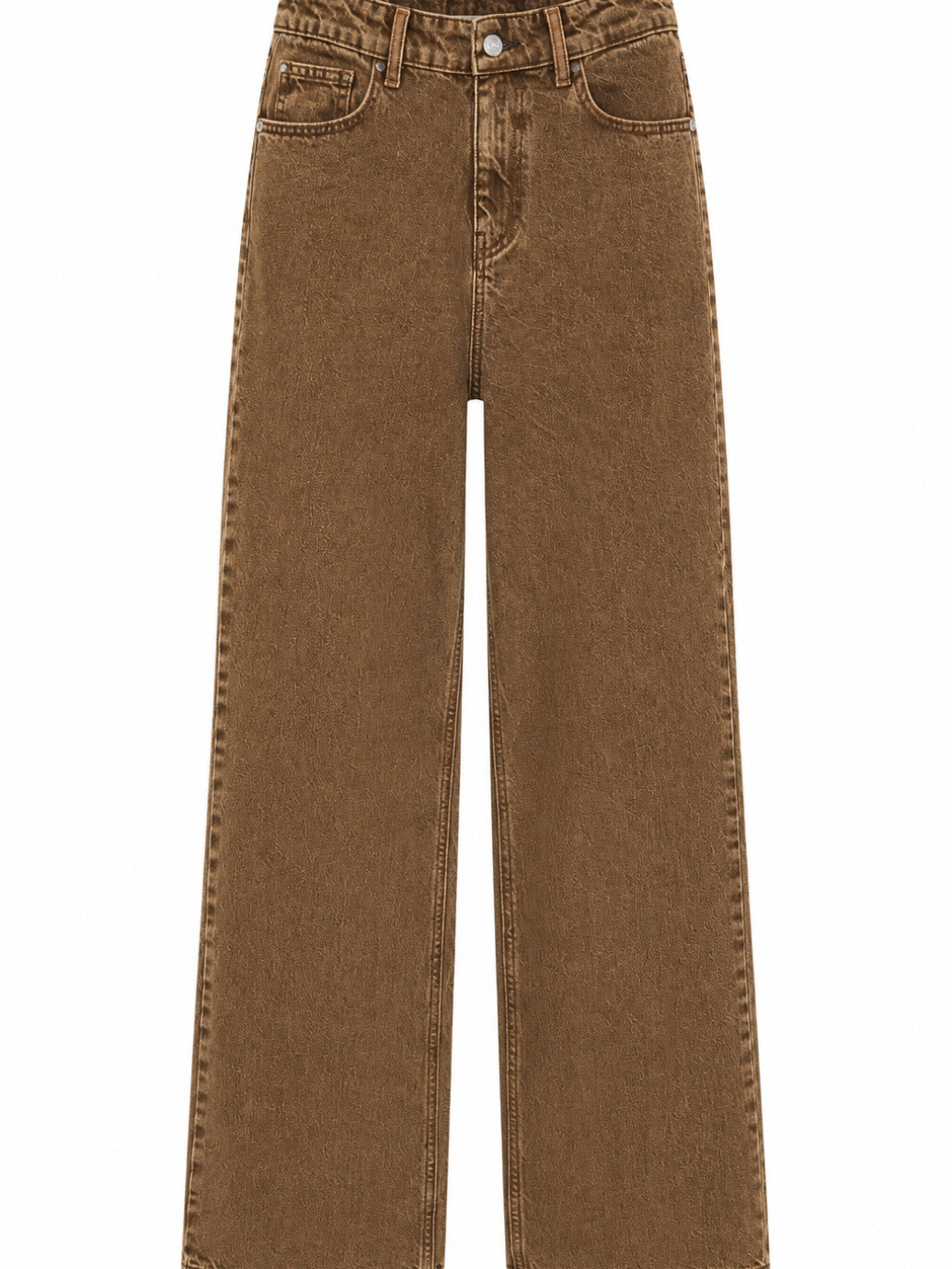 ДЖИНСИ WIDE LEG КОРИЧНЕВИЙ WL 610