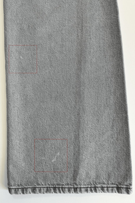 ДЖИНСИ WIDE LEG СІРІ З ШВАМИ WL 588