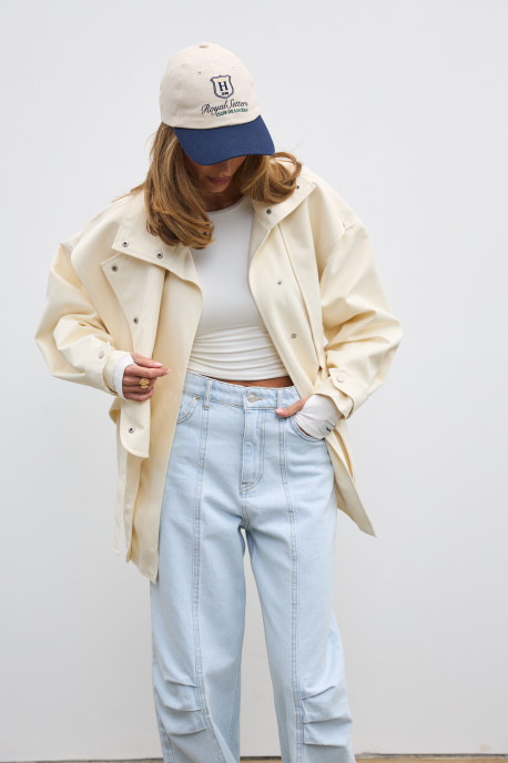 ДЖИНСИ WIDE LEG З ДЕКОРАТИВНИМИ ШВАМИ БЛАКИТНИЙ WL 596