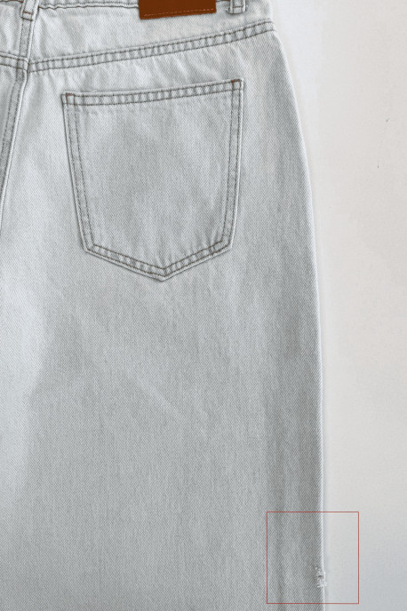 ДЖИНСИ WIDE LEG З ДЕКОРАТИВНИМИ ШВАМИ БЛАКИТНИЙ WL 596